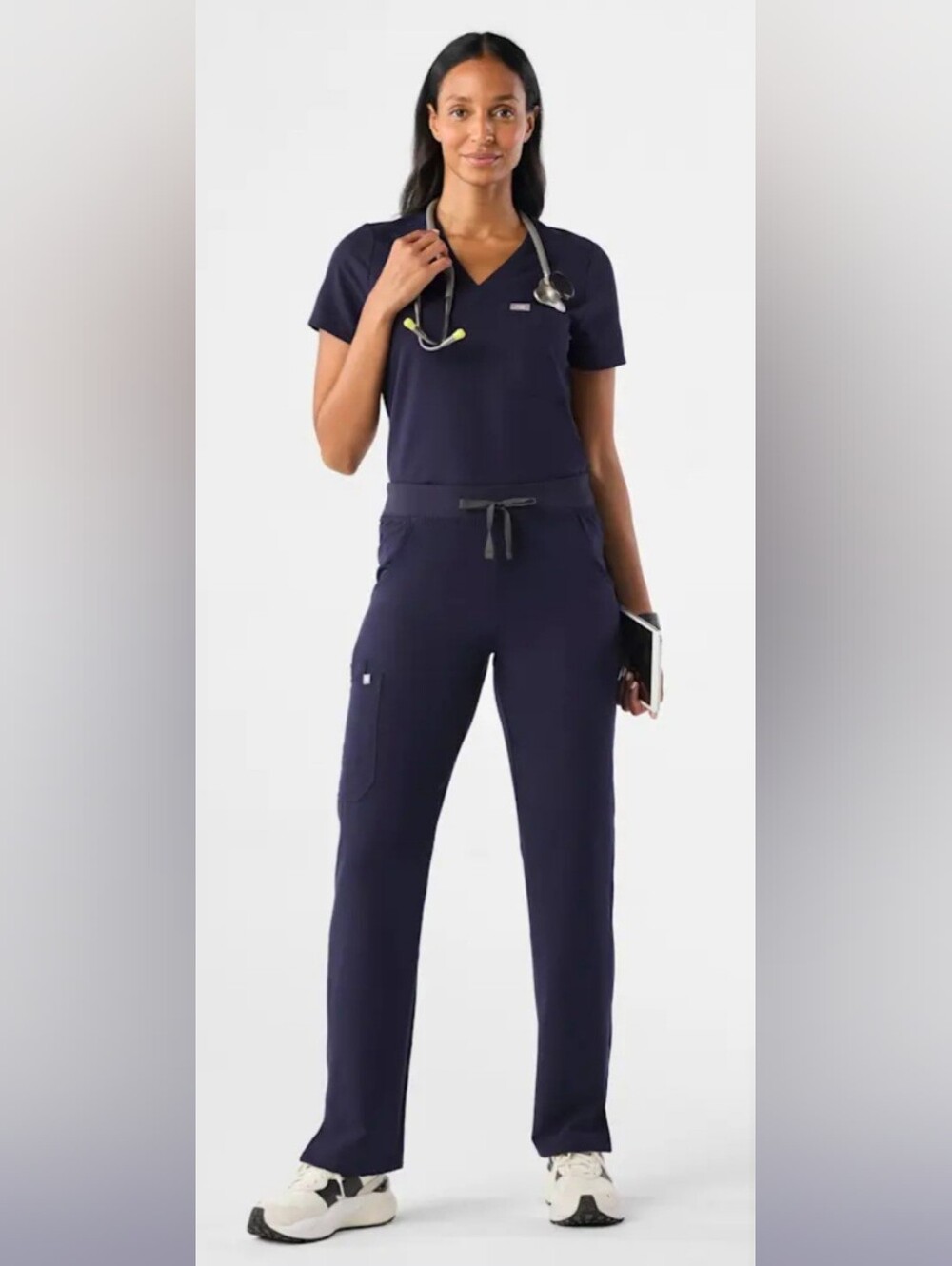 Figs Kade Straight-Leg Scrub Pant, Navy